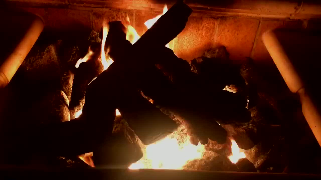 따뜻하고 아늑한 느낌을 주는 화덕 배경