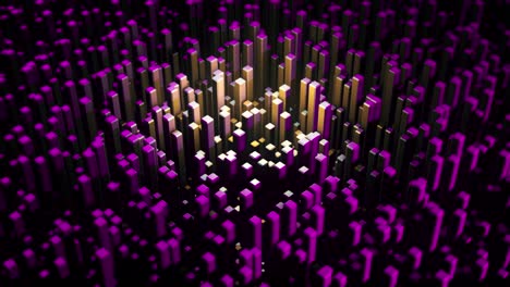 patrón de cubo 3d abstracto