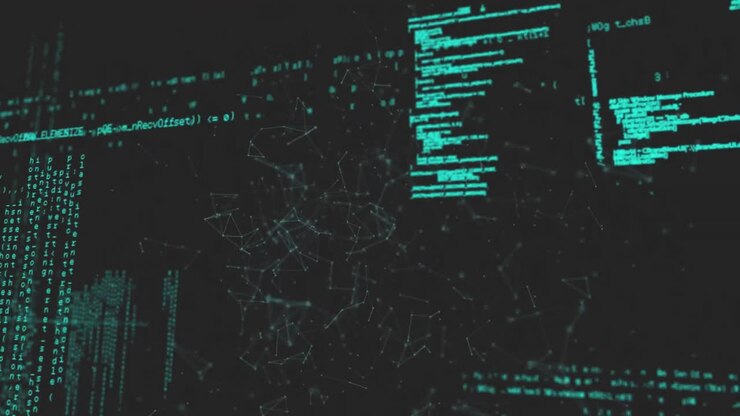 Animation of data processing and networks of connections