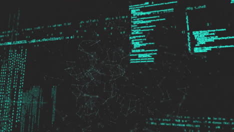 Animation-of-data-processing-and-networks-of-connections