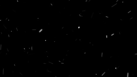 abstract dust particles movement on dark back background loop seamless