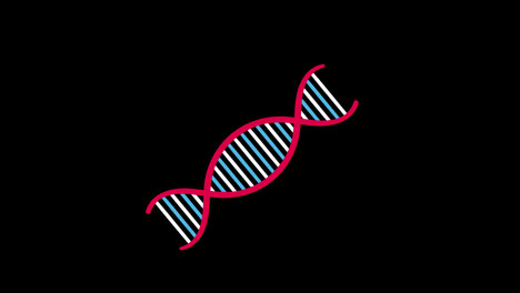 DNA-Strand-Science-molecule-design-icon-concept-loop-animation-video-with-alpha-channel