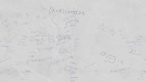 Animación-Del-Procesamiento-De-Datos-Matemáticos-Sobre-Fondo-Blanco