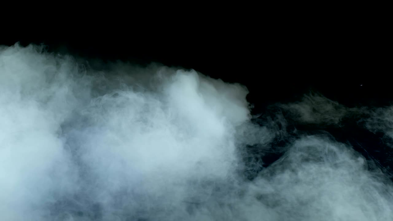 현실적인 건조 얼음 연기 구름