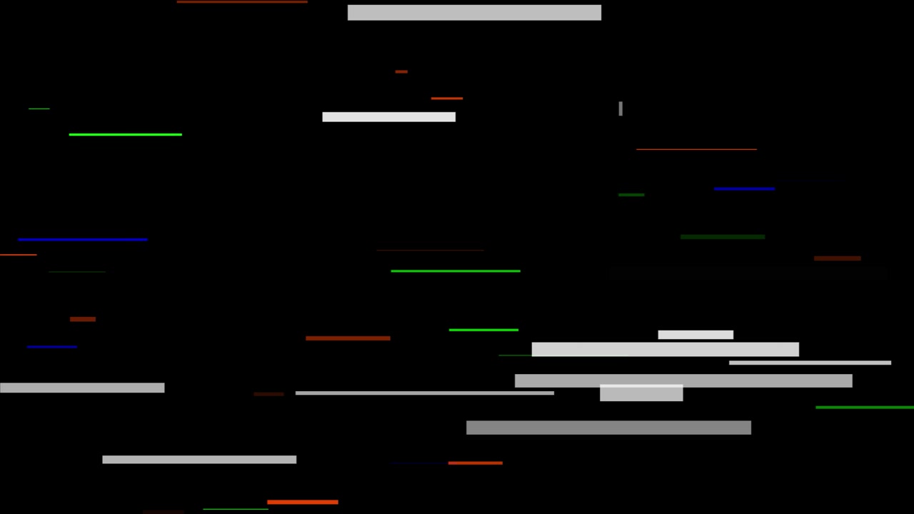 Abstrakter digitaler Glitch-Effekt mit bewegten horizontalen Linien