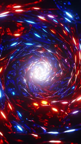 dizzying descent into neon serenity. vertical looped animation