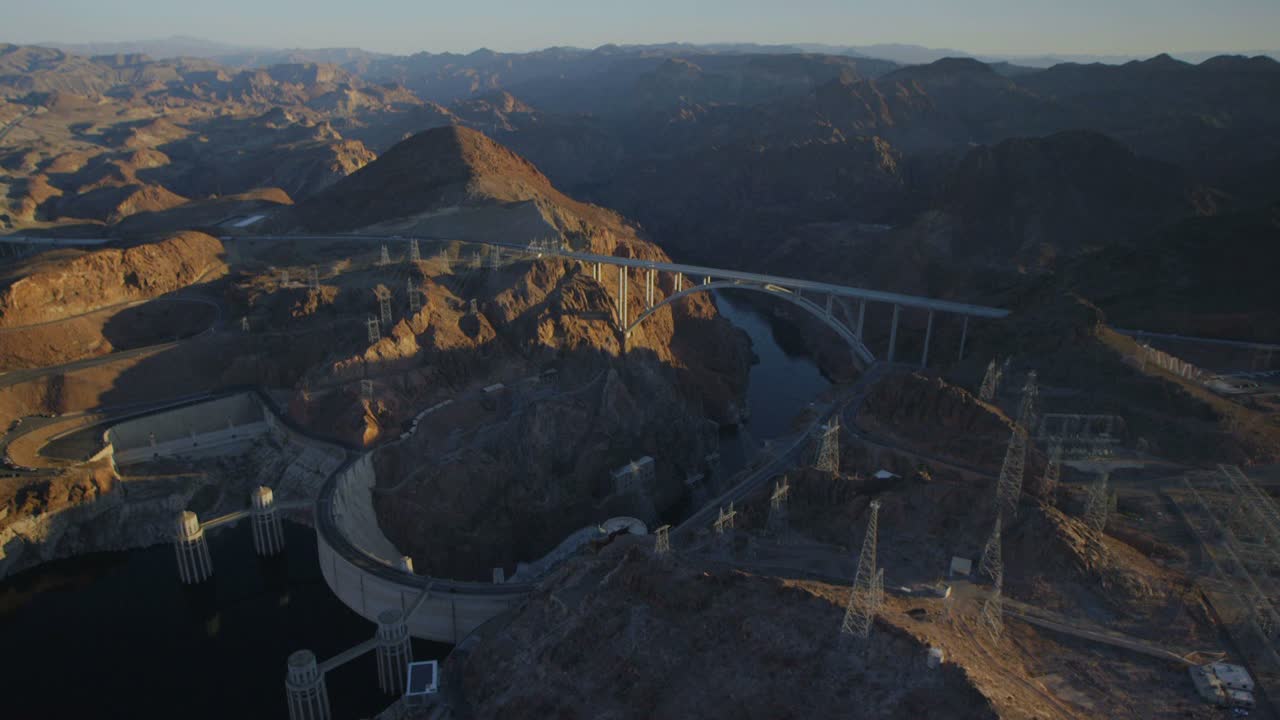 Aerial view of the Hoover Dam 1