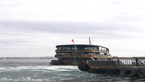 ferry boat in istanbul, turkey