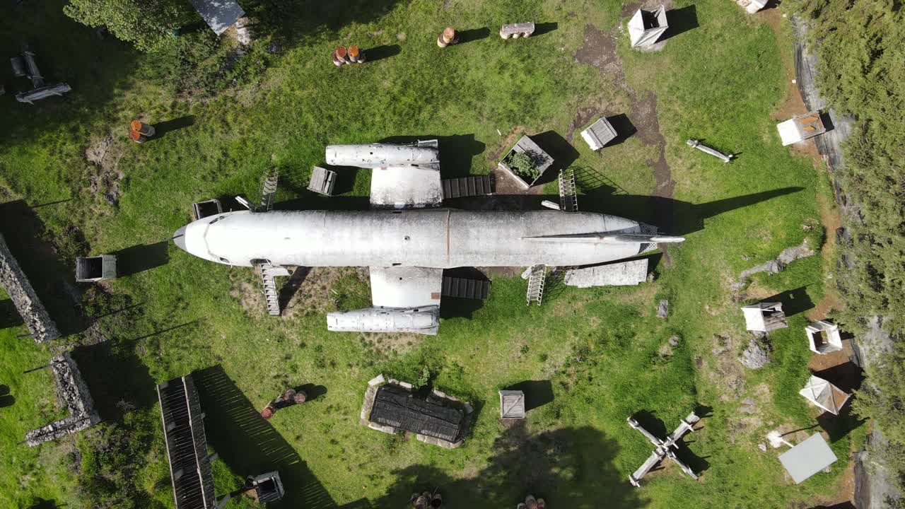 avión abandonado en el sur de la ciudad de méxico