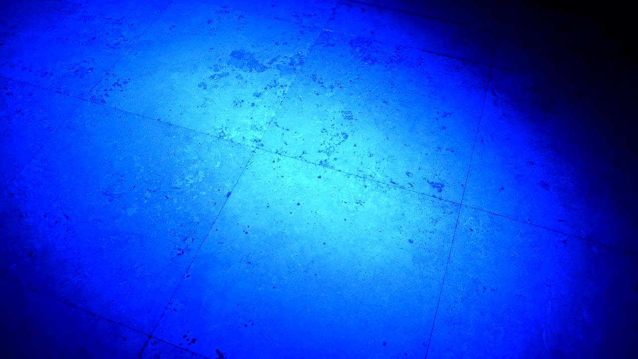 디스코 조명으로 조명된 색을 바꾸는 led 댄스 플로어.