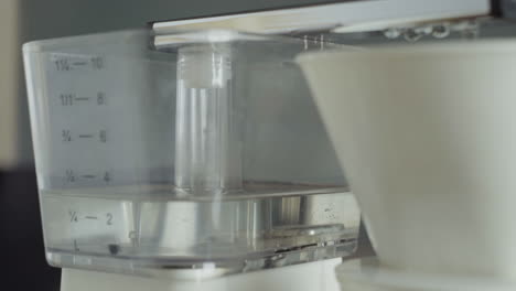 making coffee with a coffeemaker