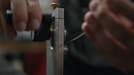 metalworking machine in use