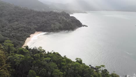 ubatuba, sao paulo north shore 4k drone