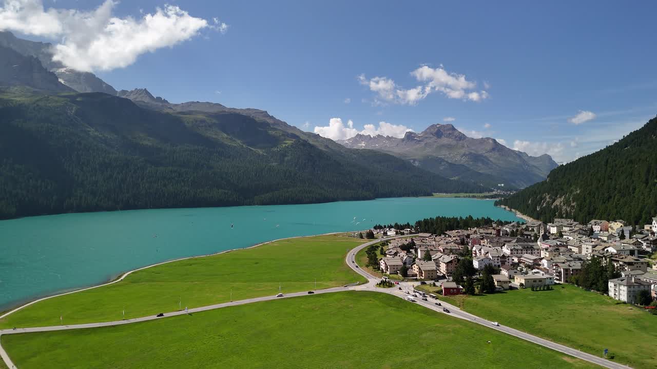 Beautiful Swiss Switzerland nature Silvaplana nature mountains holiday retreat