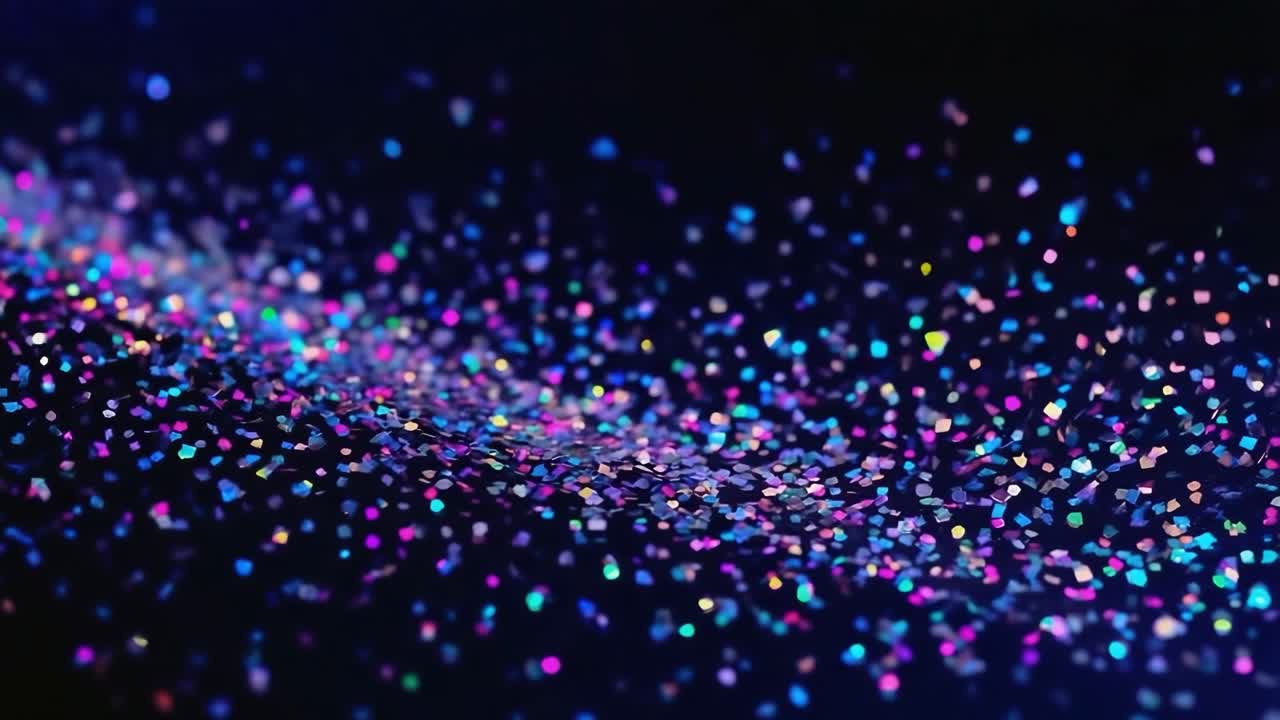 Colorful Confetti and Glitter Background