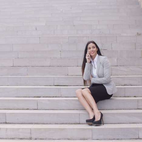 Happy-woman-talking-on-phone