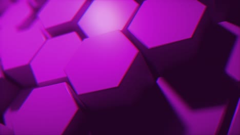 purple hexagon abstract background