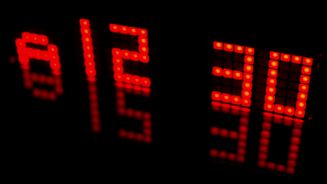 светодиодное время 110