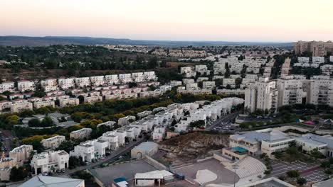 hyper lapse of a city from a drone