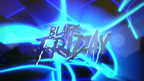 Black-Friday-with-blue-neon-lines