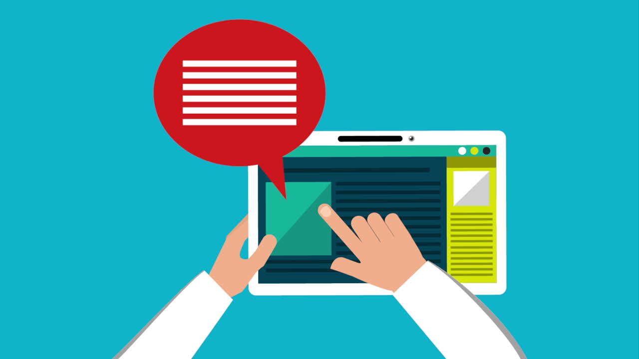 persona que utiliza una tableta