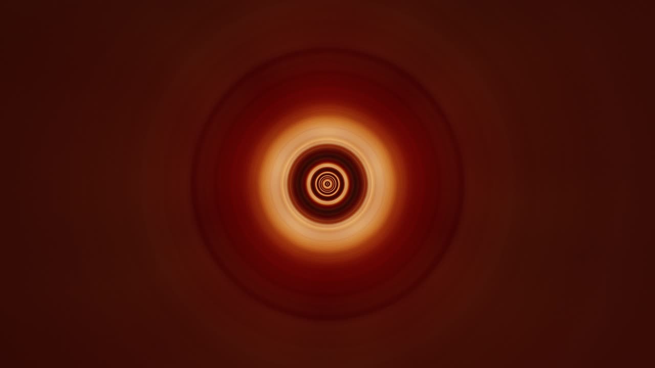 fondo abstracto con movimiento de transmisión de círculos abstractos con luz brillante. 4k renderización 3d computadora generando animación creativa bucle sin costuras. concepto de vórtice de señal de pulso de círculo de onda abstracto.