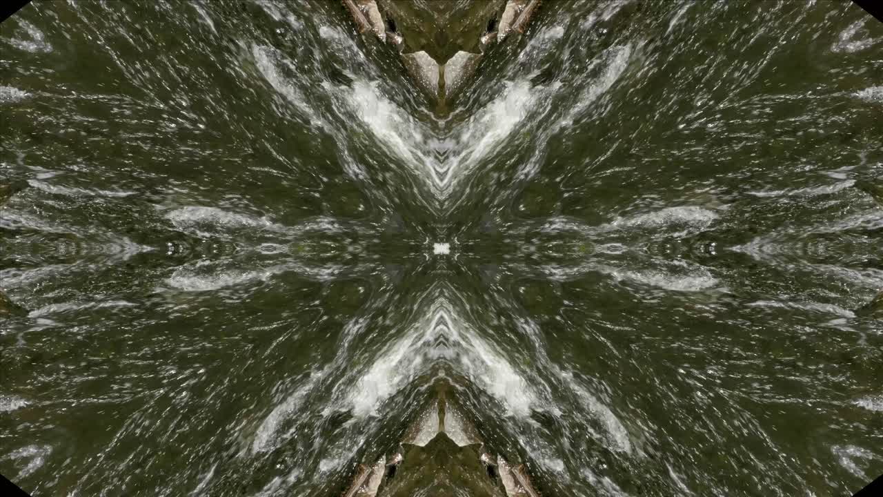 caleidoscopio de tomas de la naturaleza, wissahickon creek