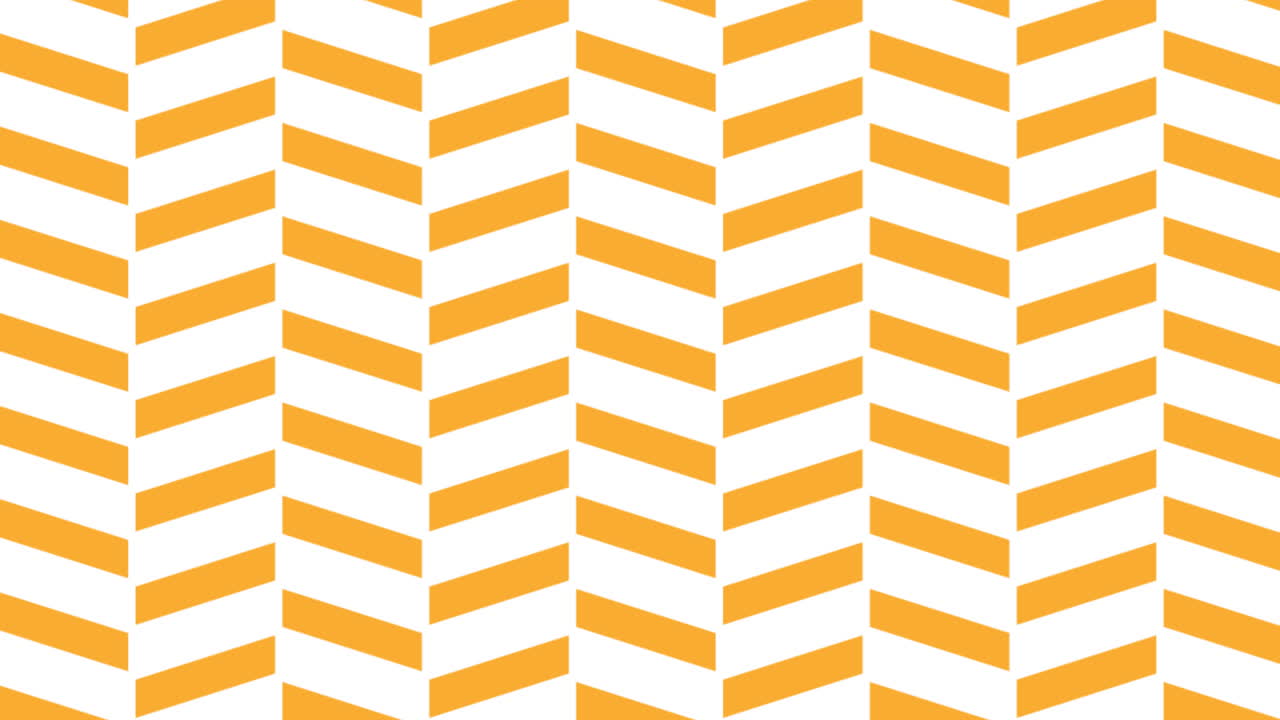 Digital animation of yellow and grey cross lines against white background