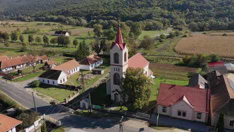 brilliant scenery in temple, hungary, in ózd