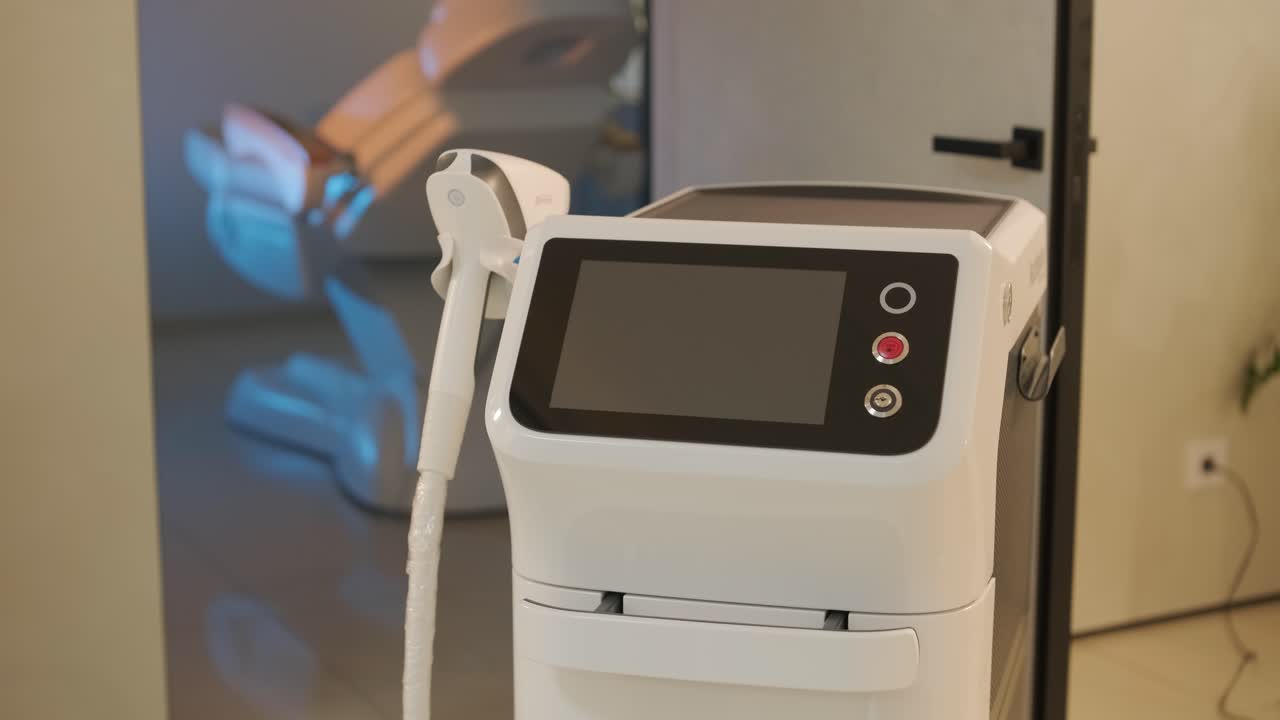 Modern laser hair removal machine in the cosmetology clinic | Premium ...