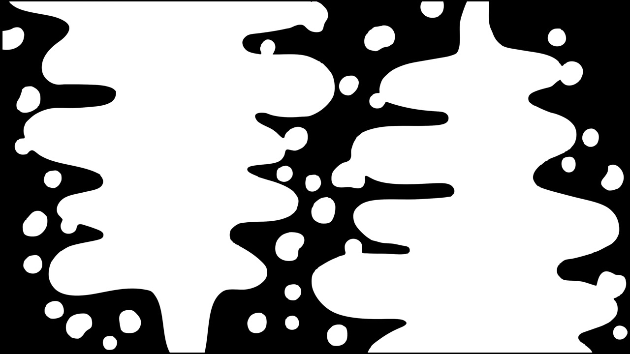 Effetto di transizione astratto con schizzi d'inchiostro disegnati a mano