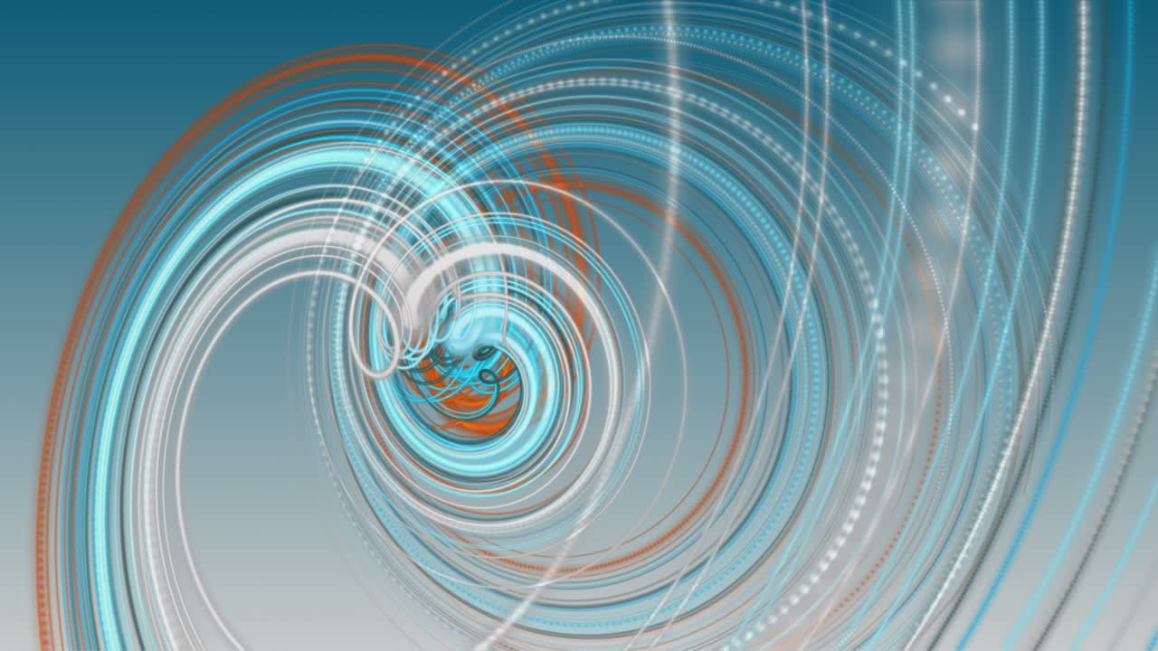 느린 동작에서 줄무 파동 객체와 환상적인 애니메이션, 4096x2304 루프 4k