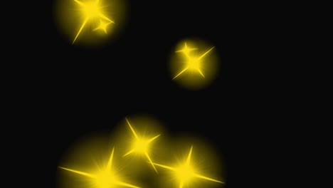 glitter shine star particle animation motion graphics