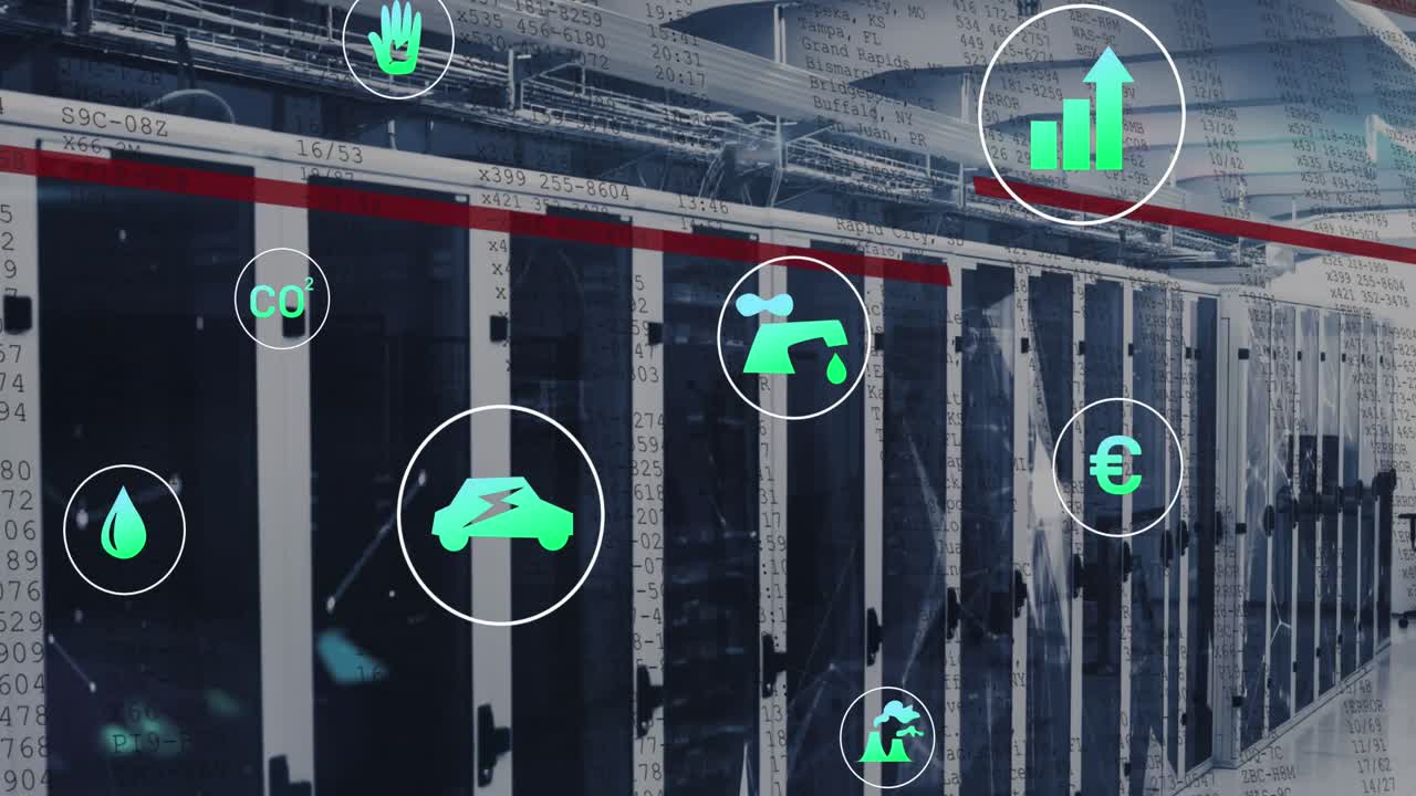 연결 네트워크 및 연결 네트워크 창고의 애니메이션