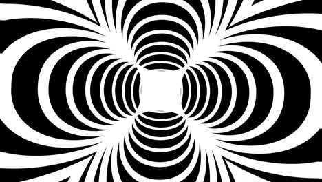 hypnotic black and white line background