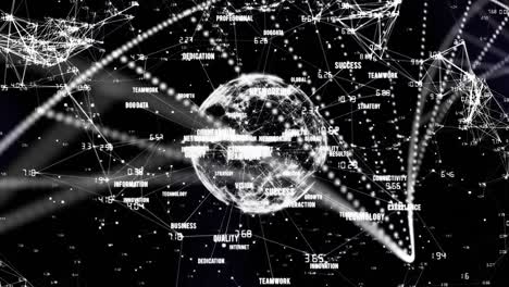 Animation-of-globe-over-network-of-connections-and-data-processing