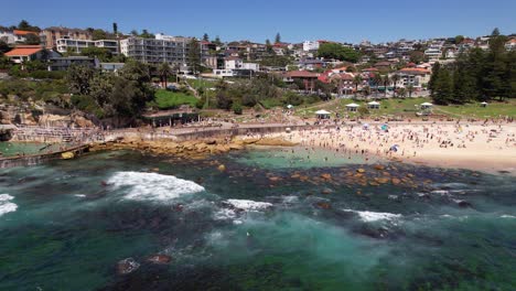 vista aérea de la playa de bondi