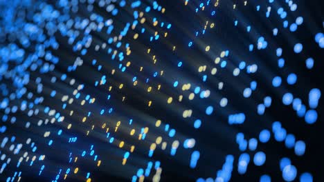 big data cloud computing internet of things iot ai network technology. seamless loop 4k vj background.