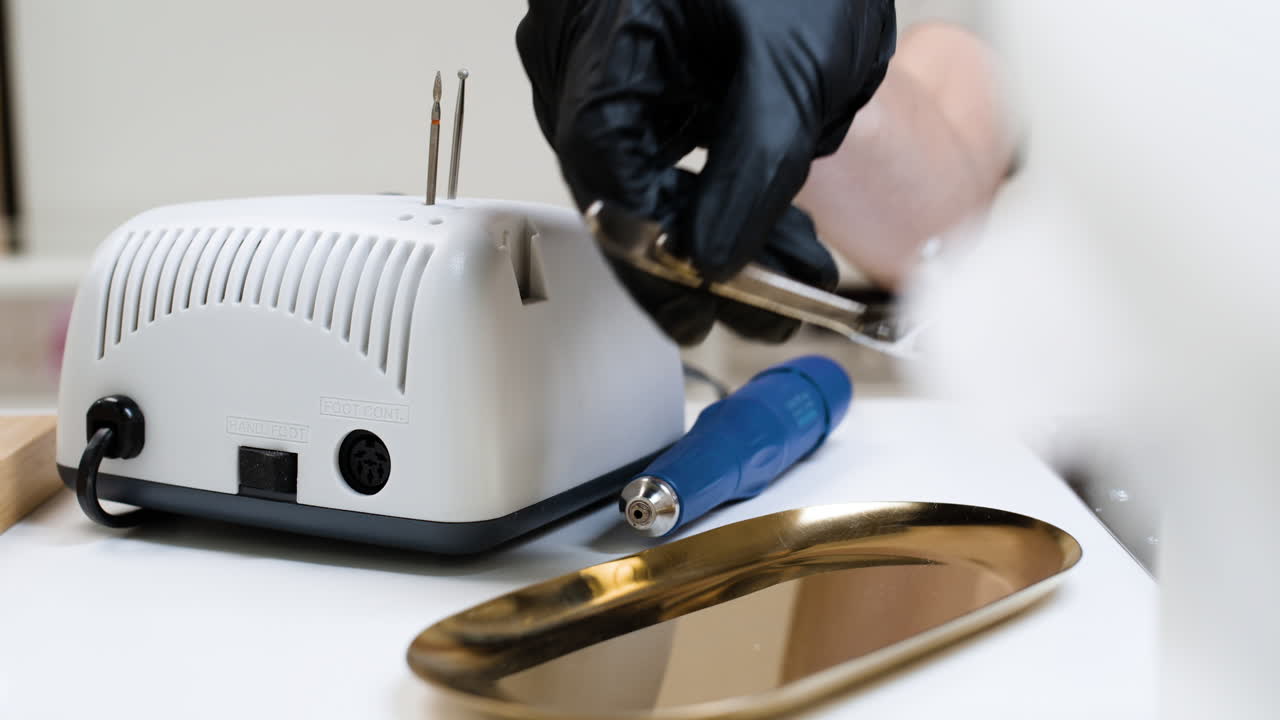 Nail Technician at Work