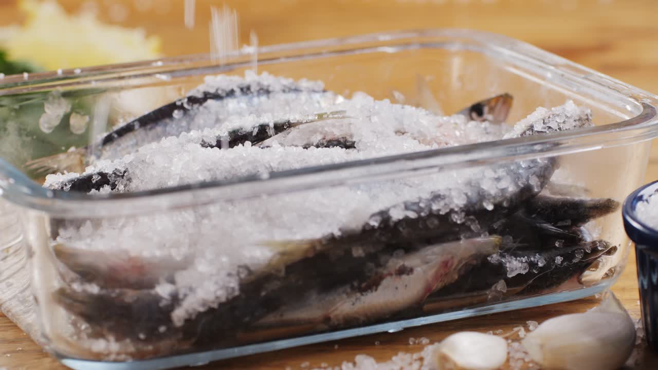 Preparing Anchovies with Salt