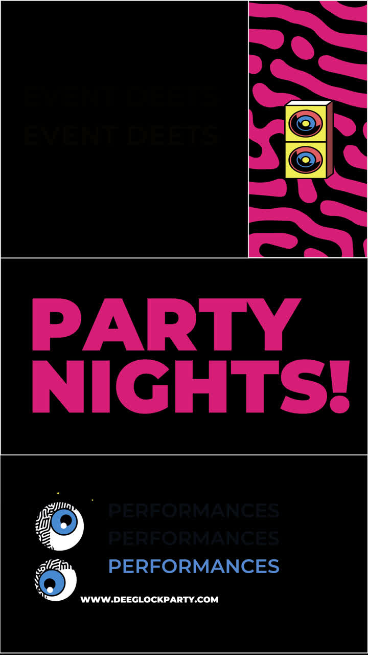 Party Nights Event Poster