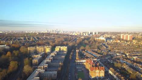 Vistas-Al-Distrito-Y-Al-Horizonte-Del-Centro-De-Londres,-Reino-Unido