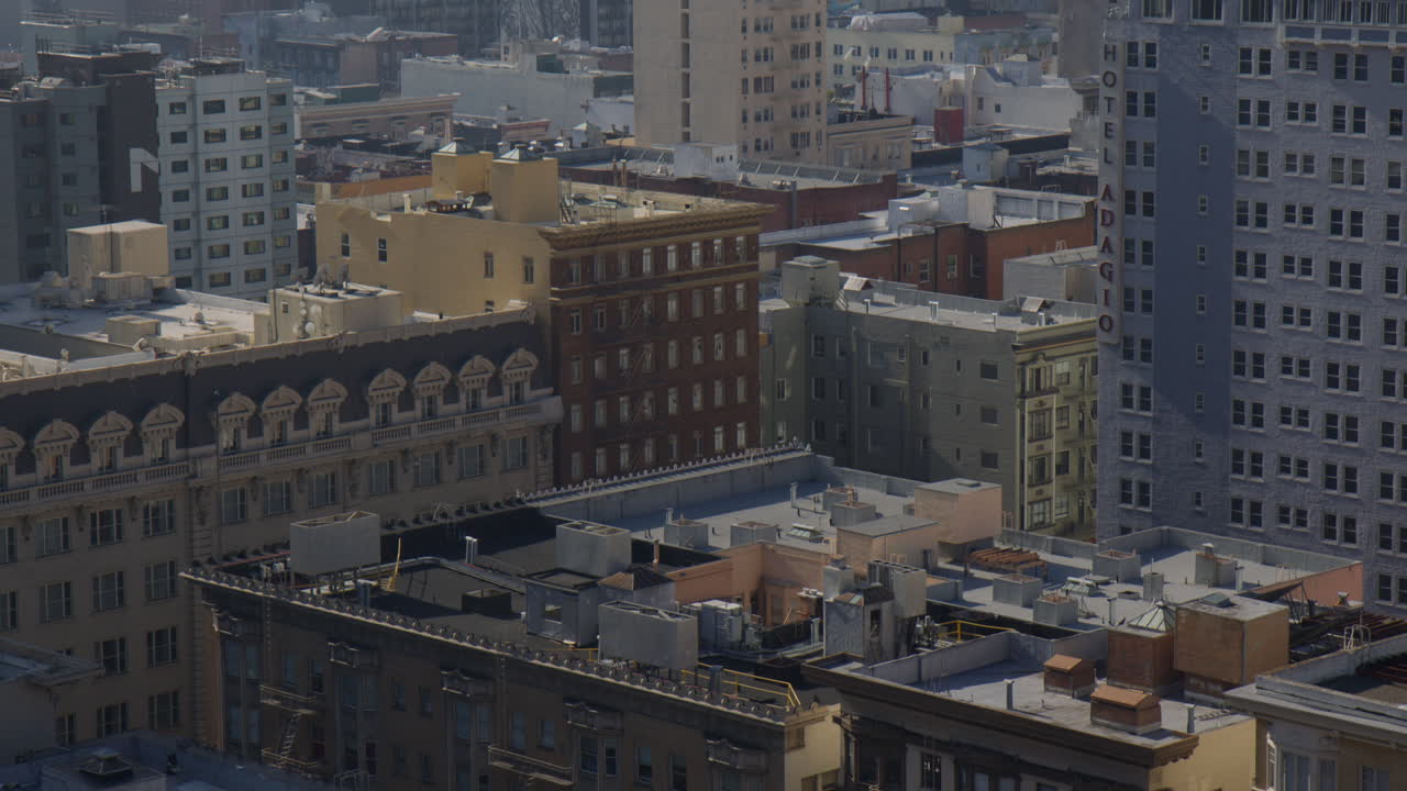 캘리포니아 주 샌프란시스코 의 고층 건물 들 의 광경 - 업