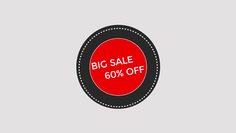 big-sale-60%-off-motion-graphic-video-with-alpha-channel-transparent-background.-sale-promotion,-advertising,-marketing,-website.