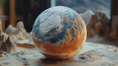 representación artística de un planeta hipotético
