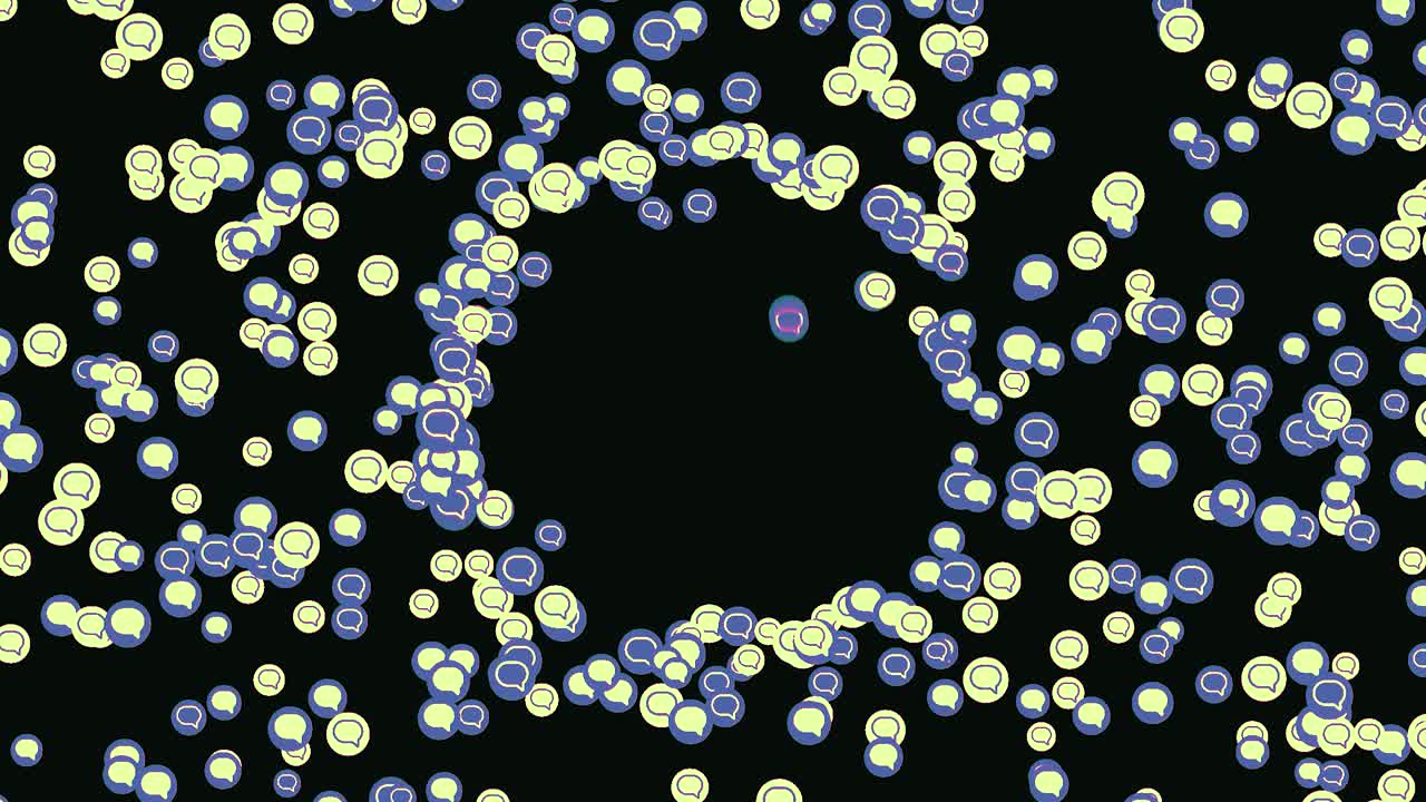 추상적인 음성 거품 패턴