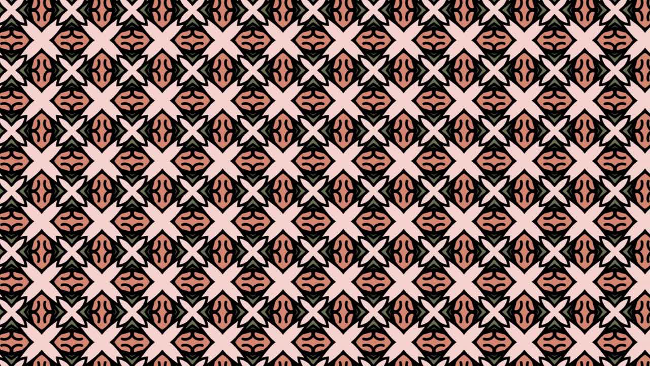 caleidoscopio de adornos étnicos tribales imágenes de gráficos de movimiento en movimiento para videos musicales, vj, espectáculos, moda, transmisión, televisión, películas populares,