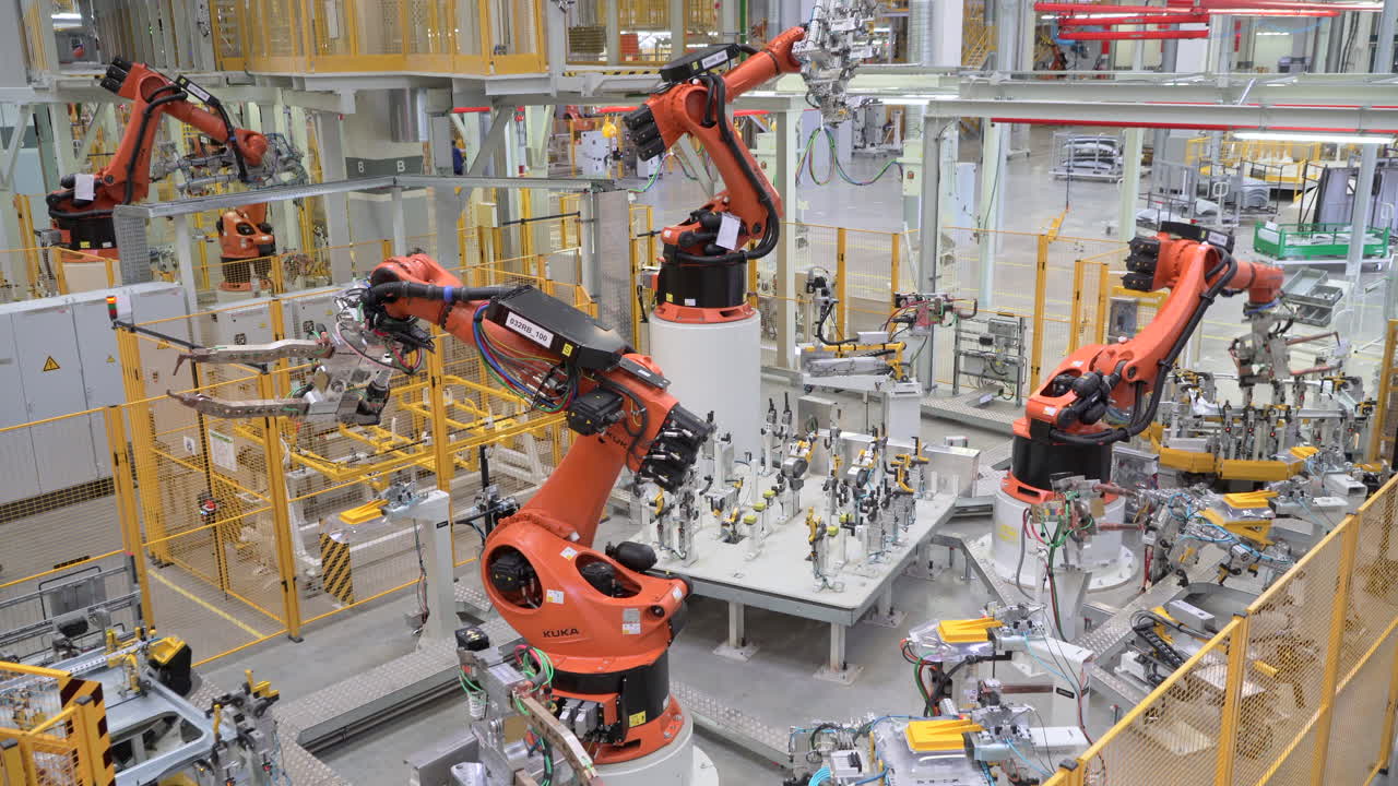 Automated Car Parts Assembly Line