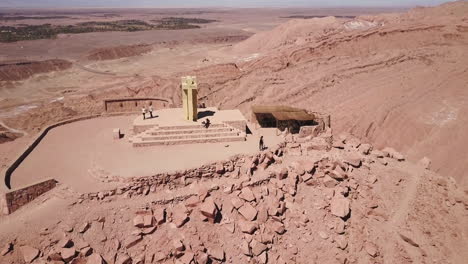 Die-Archäologische-Stätte-Von-Pukara-De-Quitor-In-Der-Atacama-Wüste