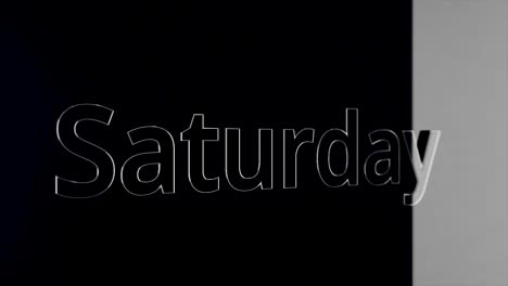 saturday sign